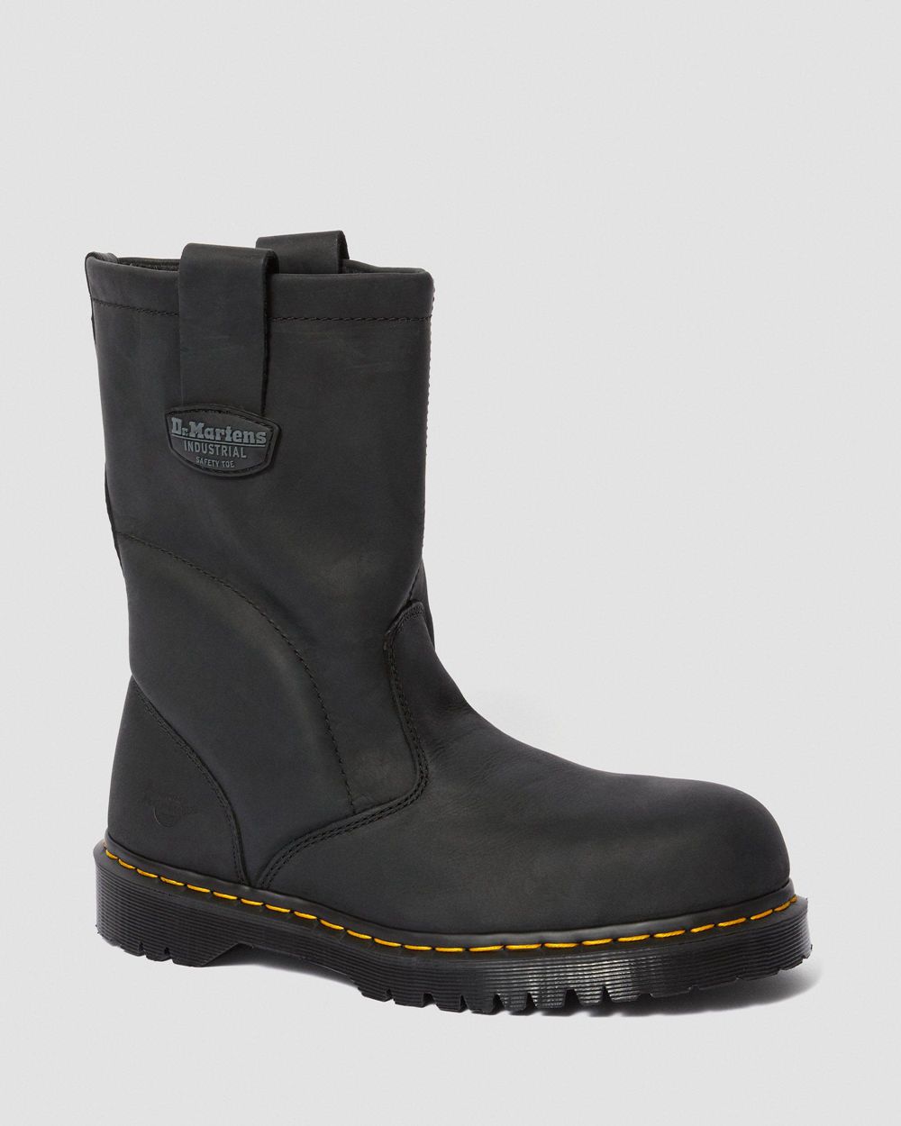 Dr Martens 2295 Extra Wide Greasy Slip On Pracovné Topánky Panske ( Čierne ) SK 679-CDGXOS